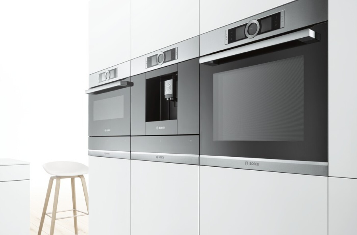 Der Bosch Serie 8 Backofen. Der Bosch Serie 8 Backofen.