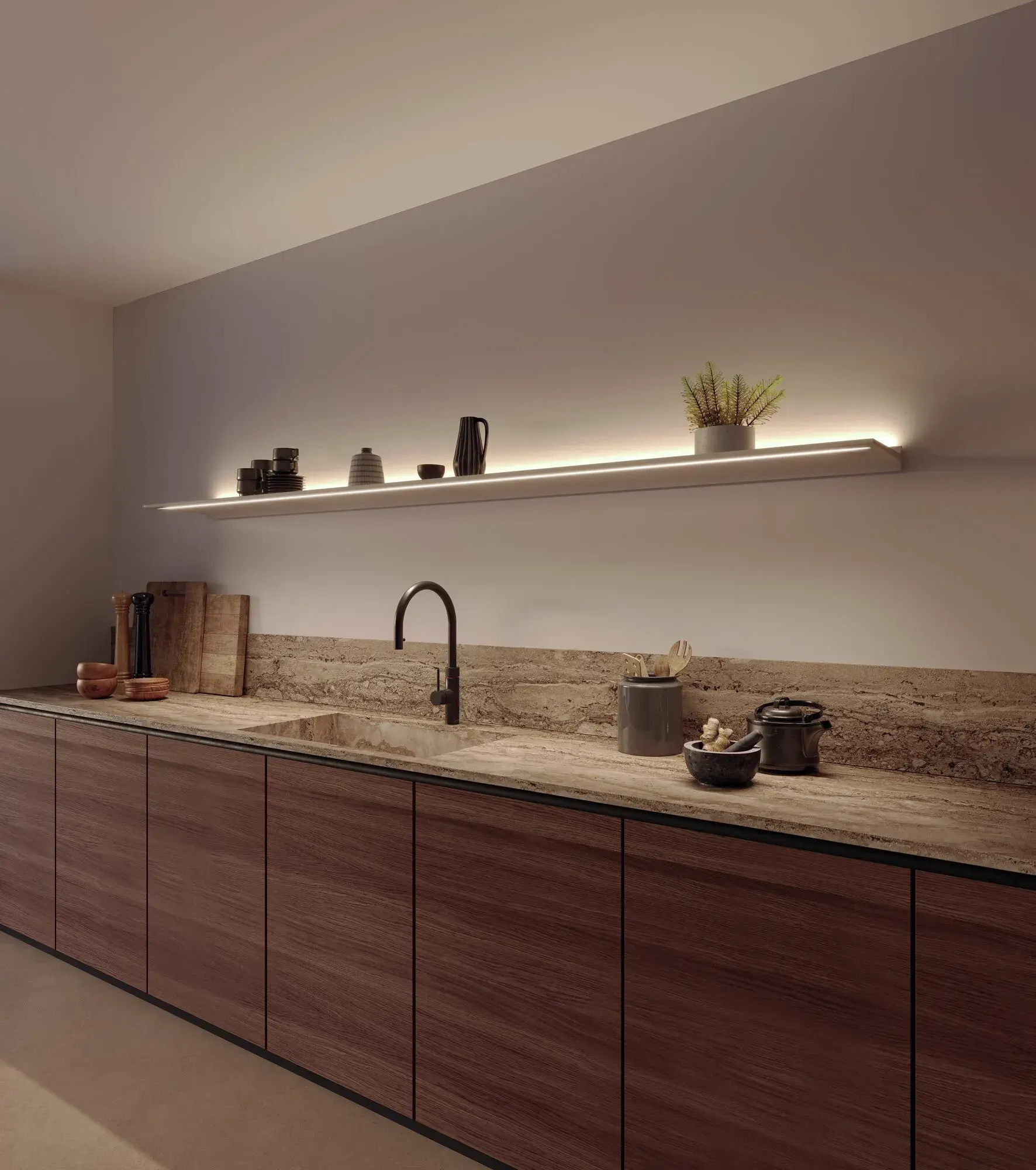 NOVY Designleuchte Regalboard